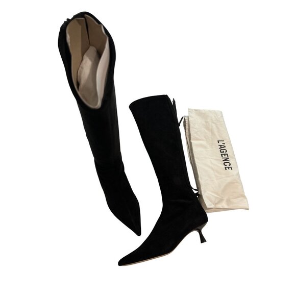 L'Agence Emilie Boots in Black - Picture 1 of 8